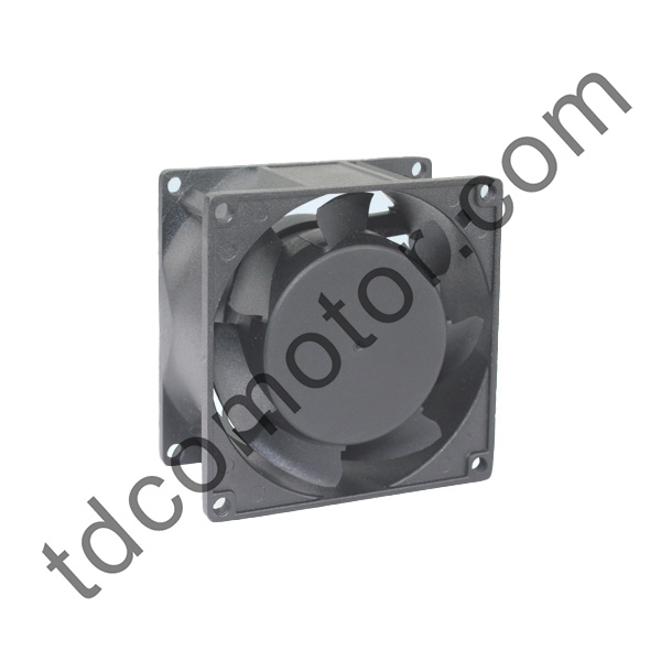 AC Axial Fan 80x80x38 YZ-8038 လက် ၀ တ် Ball Bearing ပါဝင်သည့်အဝိုင်း